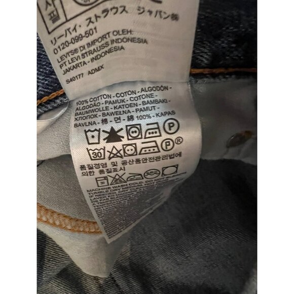 Levi's 550 Relaxed Fit Blue Denim Jeans Men's Size 46x29 Classic Straight Leg - Picture 9 of 10